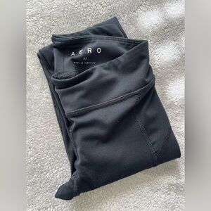 Aeropostale Best Booty Ever Black Leggings XS